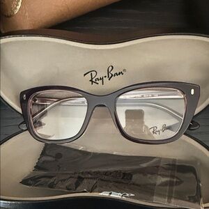 Ray-Ban Dark Purple Glasses
